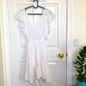 Backless Eyelet Dress from Winners